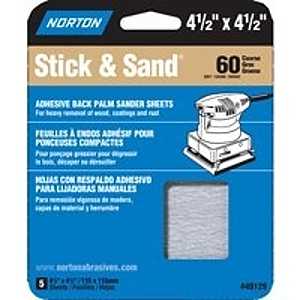 49129 SANDPAPER ADH 4.5X4.5 60