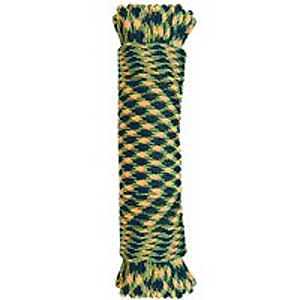 T.W. Evans Cordage 79-560 Paracord, 5/32 in Dia, 50 ft L, 30 lb Working Load, Nylon, Black/Orange