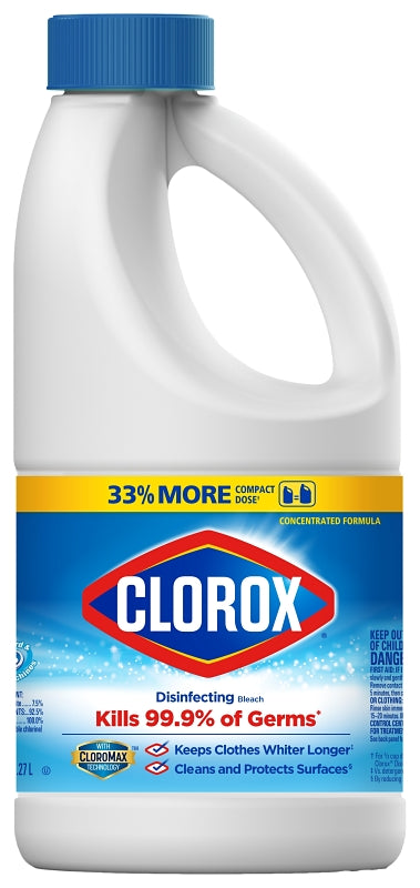 Clorox 32260 Regular Bleach, 43 oz, Liquid, Bleach