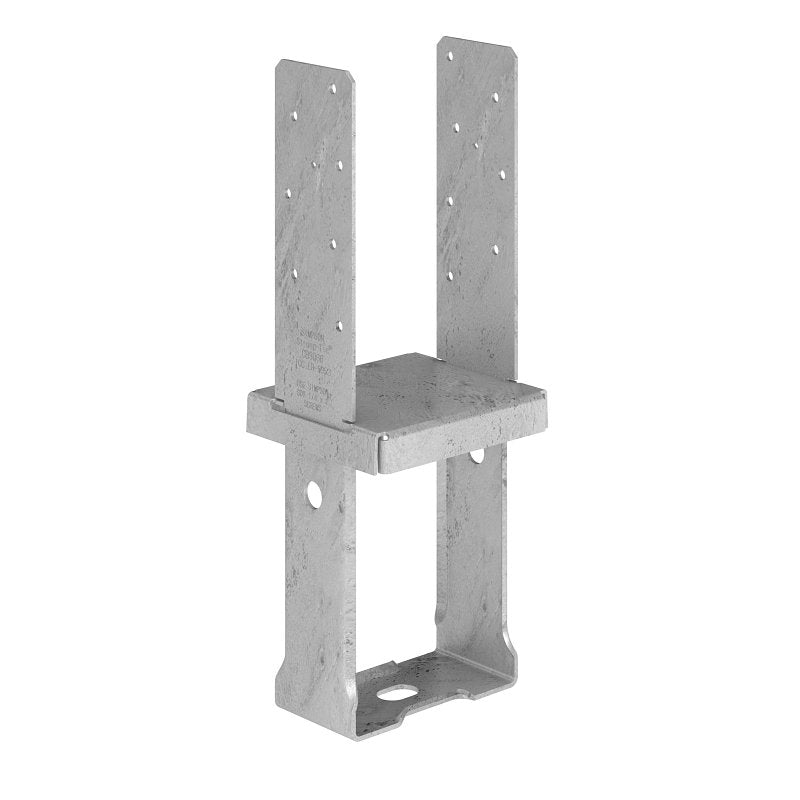 Simpson Strong-Tie CBSQ Series CBSQ66-SDS2 Column Base, 6 x 6 in Post, Steel, Galvanized