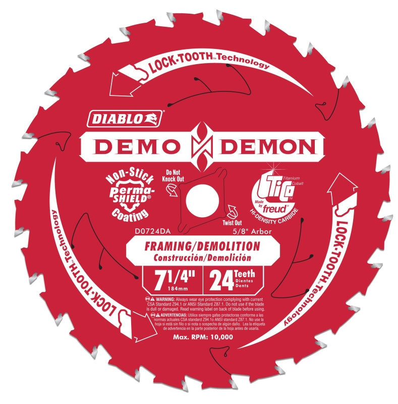 CIRC SAW BLADE 7-1/4INX24T