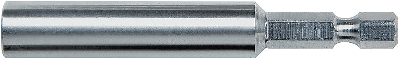 Irwin 3557181C Bit Holder with C-Ring, 1/4 in Drive, Hex Drive, 1/4 in Shank, Hex Shank, Steel, 1/CD