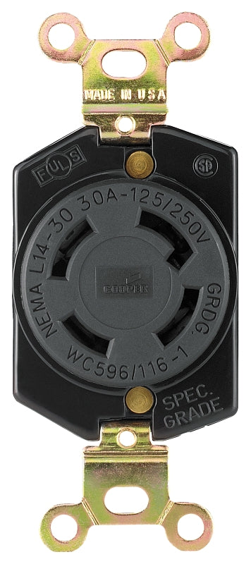 L1430R LCKG RECPT 30A/125/250V