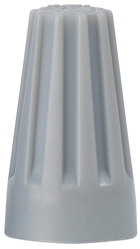 Gardner Bender WireGard GB-1 25-001 Wire Connector, 22 to 16 AWG Wire, Steel Contact, Polypropylene Housing Material, Gray