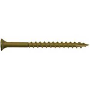 Camo 0356194 Deck Screw, #10 Thread, 3-1/2 in L, Bugle Head, Star Drive, Type 17 Slash Point, Carbon Steel, 250/PK