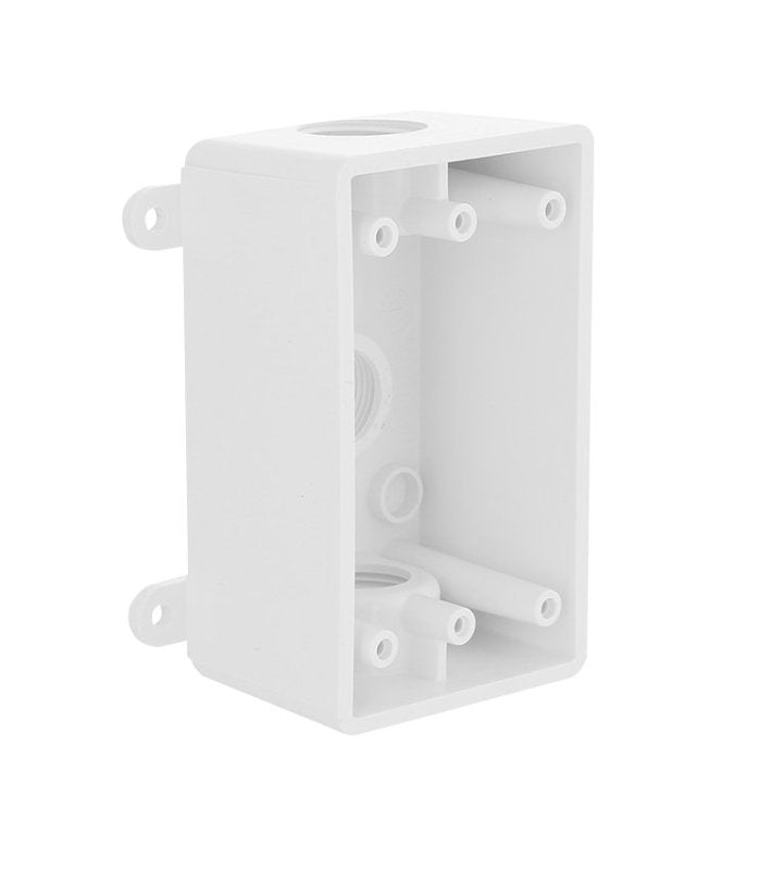 Bell Outdoor PSB37550WH Weatherproof Box, 3.81 in W, 2 in D, 4.6 in H, NEMA 3R, PVC, White