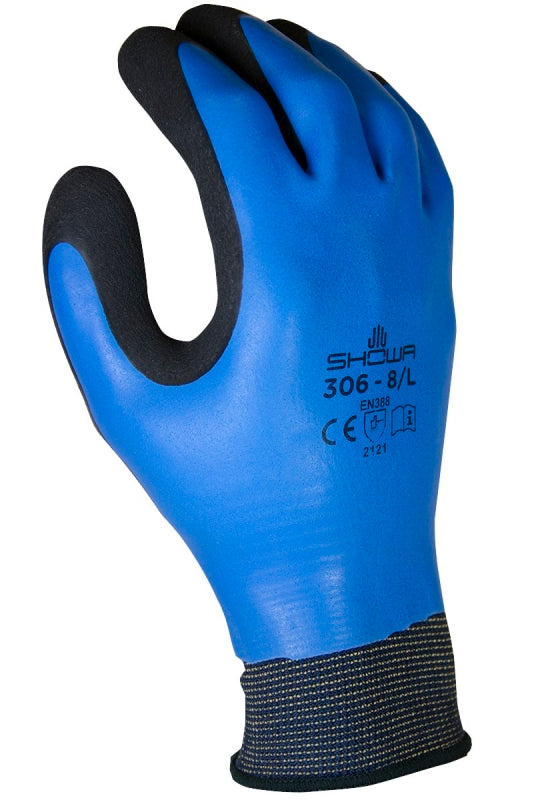 306S-06.RT GLOVES WORK BLUE SM