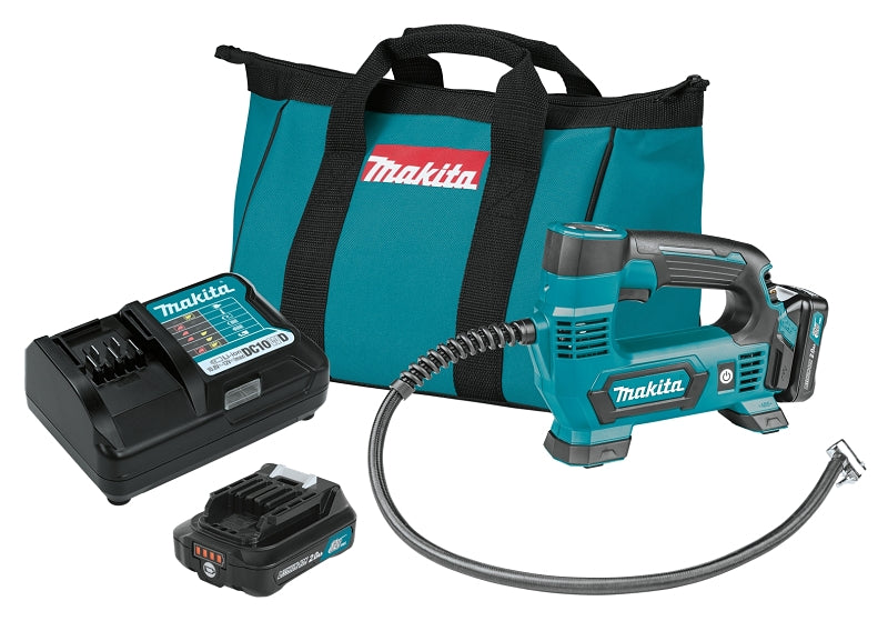 Makita MP100DWRX1 Inflator Kit, 12 V, 120 psi Pressure