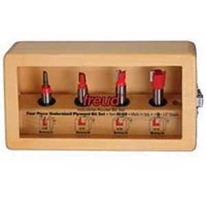 Freud 89-650 Undersized Plywood Bit Set, 4-Cutter, Carbide