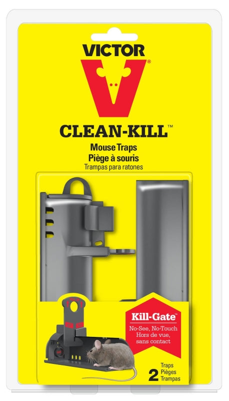 MOUSE TRAP CLEAN-KILL 2PK