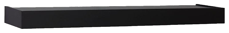 Shelf-Made 0140-36BK Floating Shelf, 30 lb, 1-Shelf, 8-1/2 in L, 36 in W, Wood