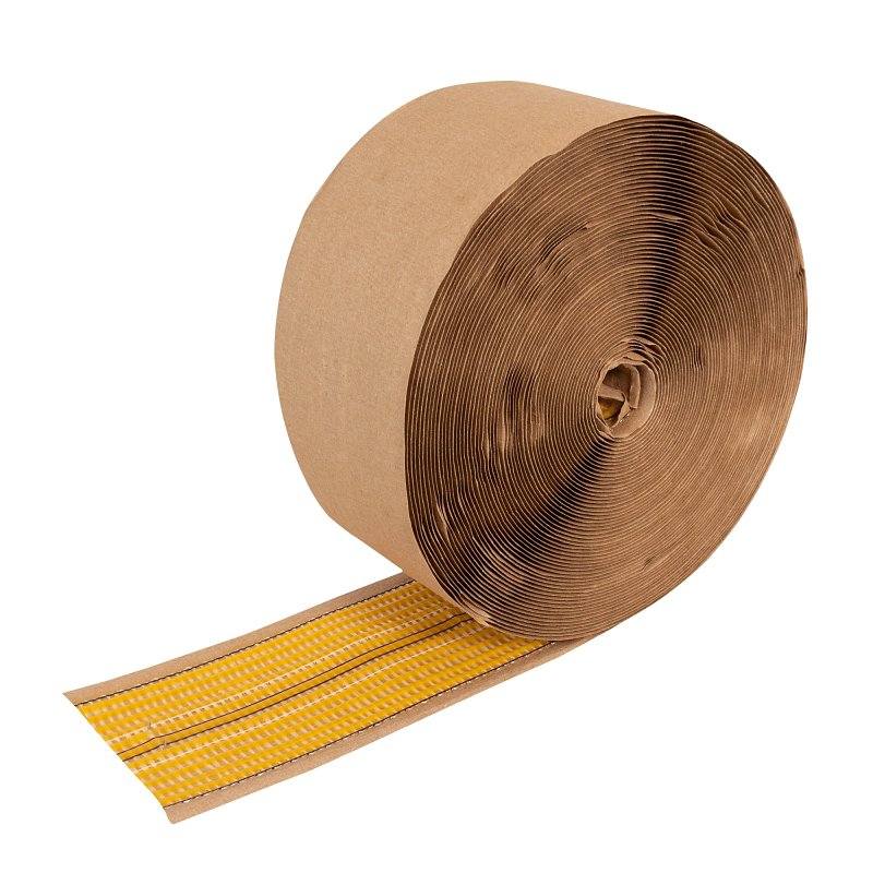 Roberts 50-240 Heat Bond Seam Tape, 22 yd L, 6 in W, Brown