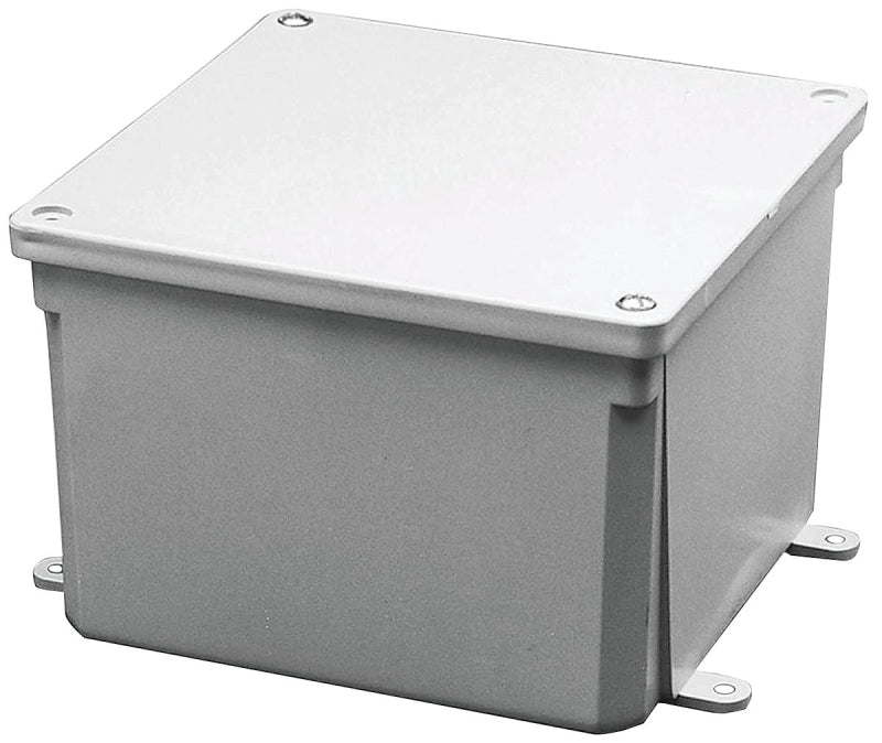 Carlon E989R Molded Junction Box, Noryl, Recessed, Surface Mounting