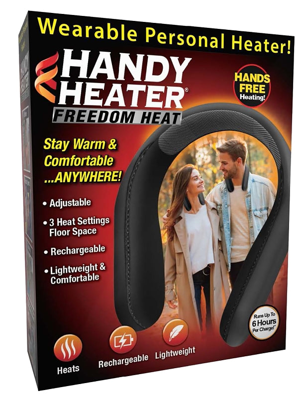Handy Heater HTBS-MC12/4 Wearable Heater, ABS/Stainless Steel/TPE, Black