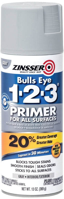 Zinsser 290971 Primer, Gray, 13 oz