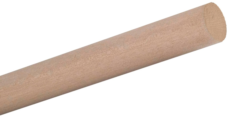 Waddell 6504UB Dowel Rod, 1/4 in Dia, 36 in L, Oak Wood