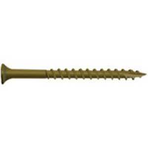 Camo 0356130 Deck Screw, #8 Thread, 2 in L, Bugle Head, Star Drive, Type 17 Slash Point, Carbon Steel, 100/PK