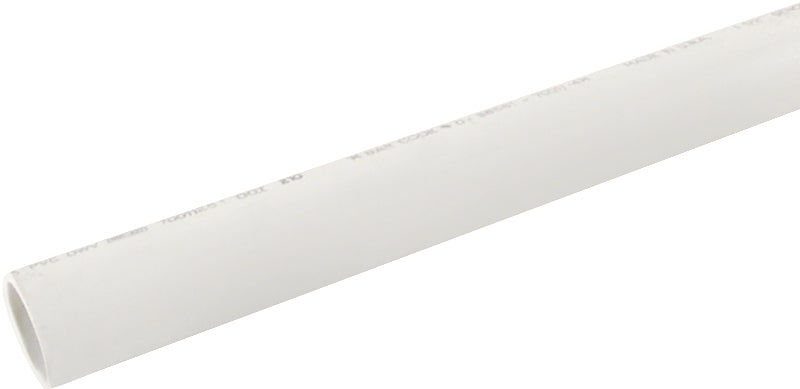 JM Eagle 531095 Pipe, 3 in, 10 ft L, Solvent Weld, SCH 40 Schedule, PVC, White