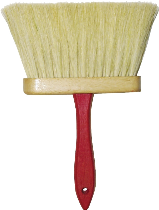 DQB 11956 Masonry Brush, 6-1/2 in L Brush, Tampico Bristle, White Bristle, Hardwood Handle