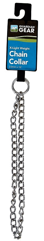 Boss Pet PDQ 12716 Choke Chain Collar, 2 mm Chain, 16 in L Collar, Steel