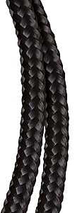 BARON 54020 Rope, 5/8 in Dia, 140 ft L, 325 lb Working Load, Polypropylene, Black