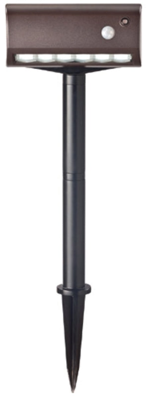 Light It 20033-107 Garden and Path Light, AA Battery, 6-Lamp, LED Lamp, 42 Lumens, 6000 K Color Temp, Plastic, Bronze