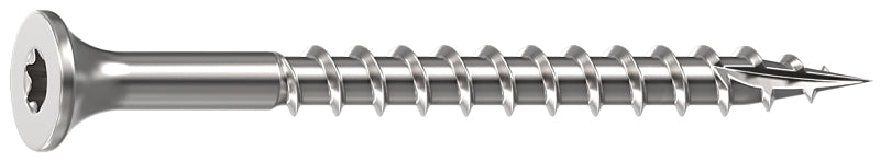 Camo 0348130 Deck Screw, #8 Thread, 2 in L, 2/3 Thread, Bugle Head, Star Drive, Sharp, Type-17 Point, 100