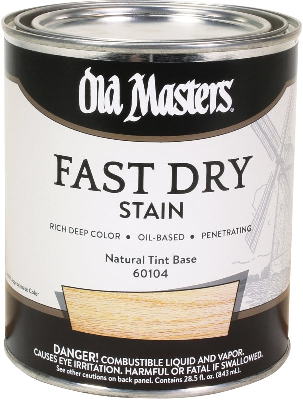 Old Masters 60104 Fast Dry Stain, Natural, Liquid, 1 qt