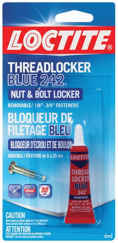 LePage 303379 Thread Locking Compound, 6 mL, Blue