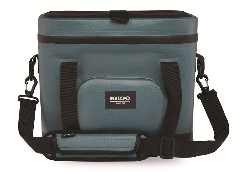 Igloo Trailmate Series 62203 Heavy-Duty Cool Bag, 30 cm L, 37 cm W, 12 qt, EVA/HDPE/Polyester, Spruce, Zipper