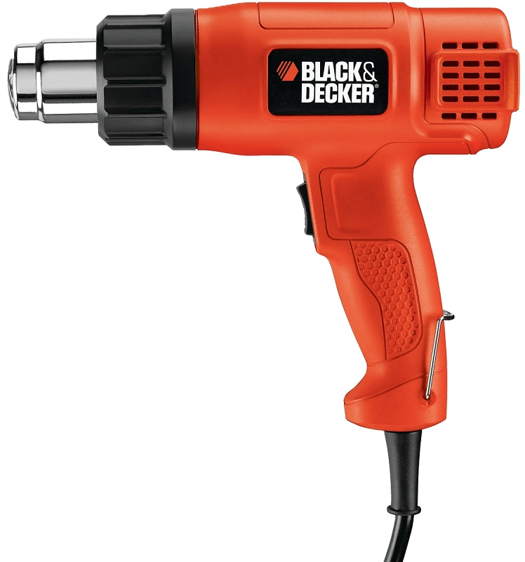 Black+Decker HG1300 Dual Temperature Heat Gun, 11.25 A, 12 cfm Air, 750 to 1000 deg F