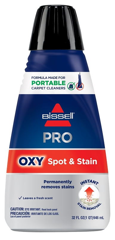 Bissell 2038 Pro Oxy Spot and Stain Formula, 32 oz, Liquid, Minimal Medicinal, Clear