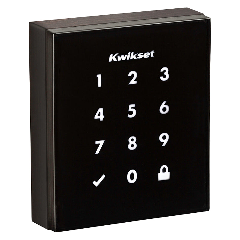 Kwikset Obsidian Series 953OBN 11P SMT Deadbolt, 2 Grade, Metal, Venetian Bronze, 2-3/8, 2-3/4 in Backset