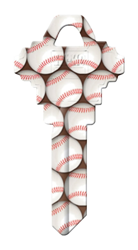 Hy-Ko 16010SC1-26 Key Blank, Brass, For: Schlage SC1 Keyways