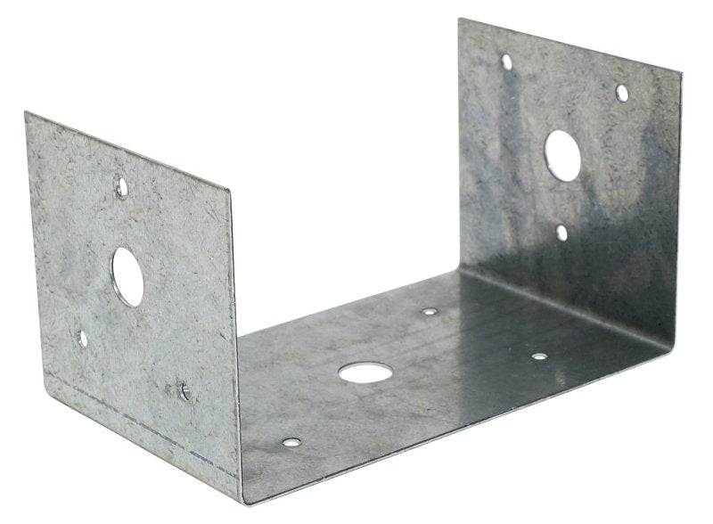 Simpson Strong-Tie BC BC460 Post Base, 4 x 6 in Post, 18 ga Gauge, Steel, Galvanized/Zinc