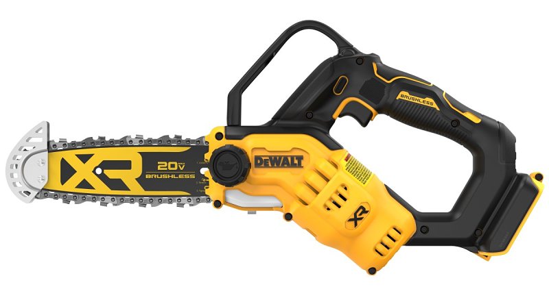 DeWALT DCCS623B Pruning Chainsaw, Tool Only, 20 V, Lithium-Ion, 8 in L Bar