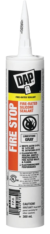 DAP 71064 Silicone Sealant, Light Gray, -29 to 50 deg C, 300 mL Cartridge