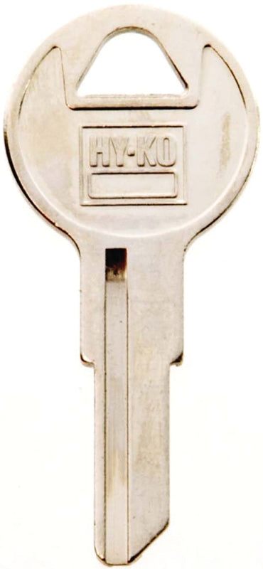 Hy-Ko 11010IL11 Key Blank, Brass, Nickel, For: Illinois Cabinet, House Locks and Padlocks