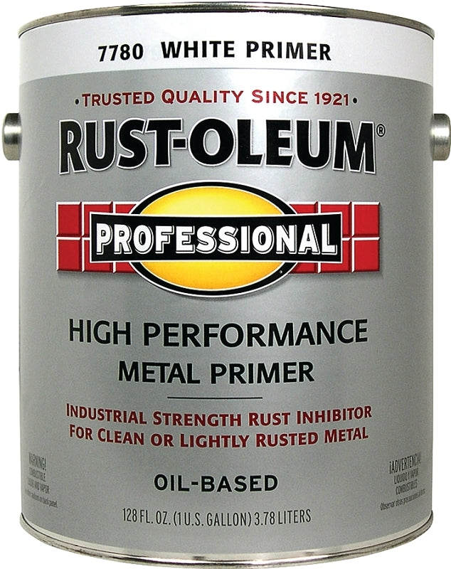 Rust-Oleum 242259 Primer, Flat, White, 1 gal, Pail