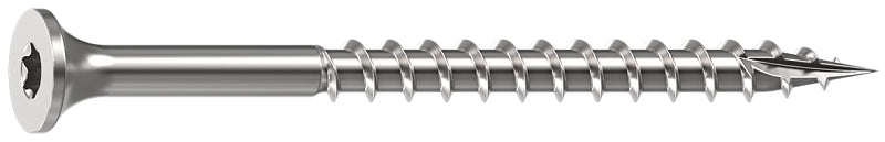 Camo 0348150 Deck Screw, #10 Thread, 2-1/2 in L, 2/3 Thread, Bugle Head, Star Drive, Sharp, Type-17 Point, 100