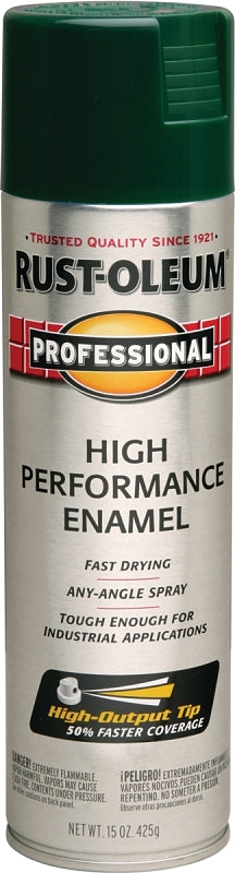 Rust-Oleum 7538838 Enamel Spray Paint, Gloss, Hunter Green, 15 oz, Can