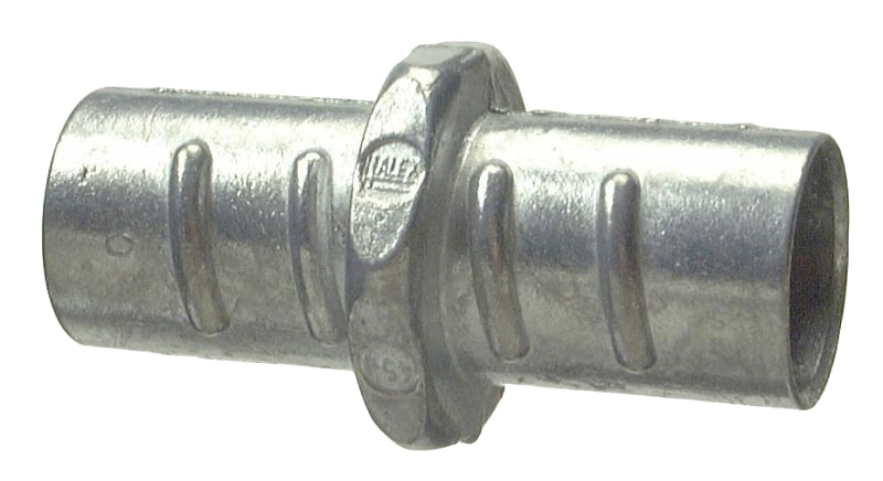 Halex 04507B Conduit Coupling, 3/4 in Screw, 1.12 in OD, Zinc-Plated