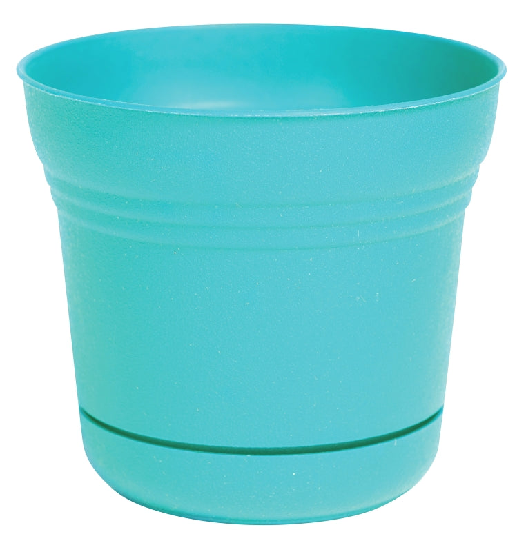 Bloem SP1227 Planter, 10.8 in H, 12.3 in W, Bell, Plastic, Calypso, Matte