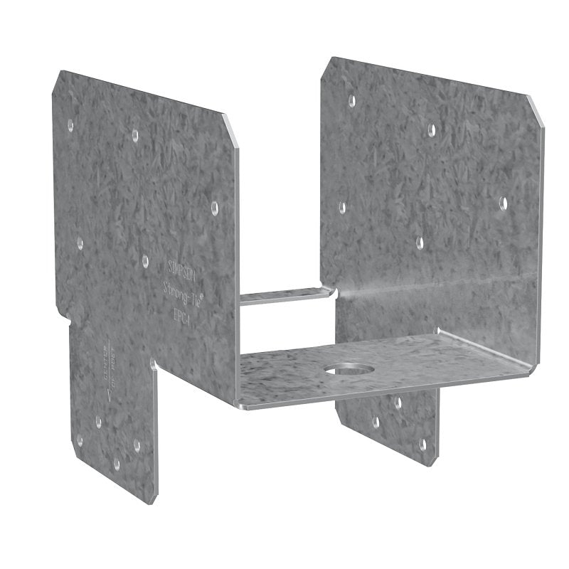 Simpson Strong-Tie EPCZ EPC4Z Post Cap, 4 x 4 in Post/Joist, Steel, ZMAX