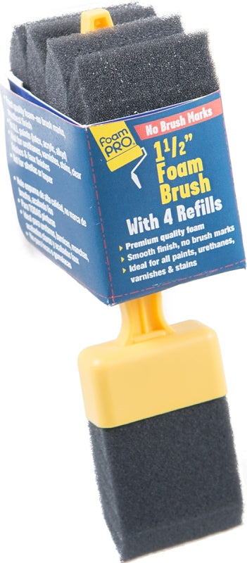 Foampro 715-4 Paint Brush, 1-1/2 in W Brush