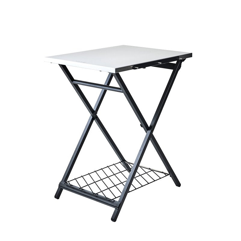 Ooni UU-P1F400 Grill Folding Table, 110 lb, 22.64 in OAL, 27.56 in OAW, 35.43 in OAH, Carbon Steel/Stainless Steel