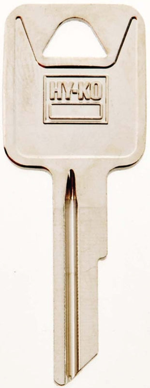 Hy-Ko 11010RA4 Automotive Key Blank, Brass, Nickel, For: AMC Vehicle Locks