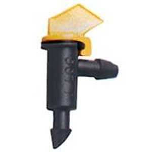 Raindrip 124010B Flag Dripper, 4 gph gph, Yellow