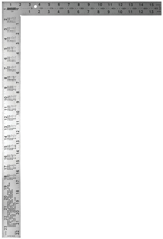 Johnson Easy-Read Series CS9 Framing Square, Steel
