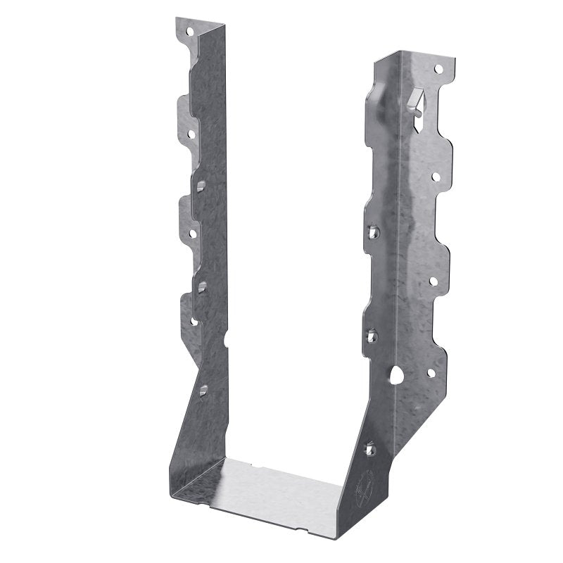 Simpson Strong-Tie LUS Series LUS410 Joist Hanger, 8-3/4 in H, 2 in D, 3-9/16 in W, Steel, Galvanized, Face